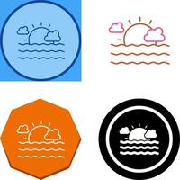 Sea Icon Design vector