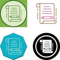 Write Icon Design vector