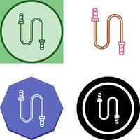 Jumping Rope Icon Design vector