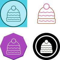 Winter Hat Icon Design vector