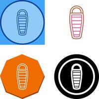 Sleeping Bag Icon Design vector