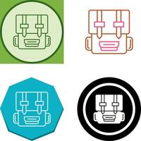 Backpack Icon Design vector