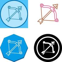 Crossbow Icon Design vector