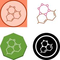 Molecule Icon Design vector