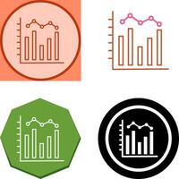 Histogram Icon Design vector