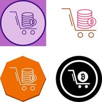 Trolley Icon Design vector