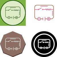 Electrical Circuit Icon Design vector