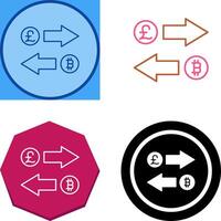 Exchange Icon Design vector