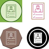 Ballot Icon Design vector