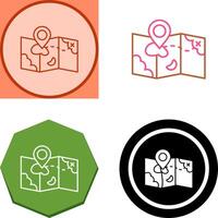 Map Icon Design vector