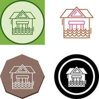 Natural Disaster Icon Design vector