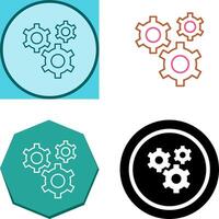 Gears Icon Design vector