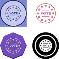 Vote Icon Design vector