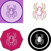 diseño de icono de araña vector