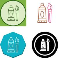 Oil Paint Icon Design vector