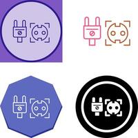 Socket Icon Design vector