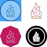 diseño de icono de fuego vector