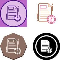 Document Icon Design vector