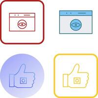 Unique Networks Icon Design vector