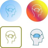 Thinking Icon Design vector