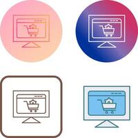 Ecommerce Settings Icon Design vector