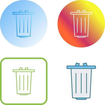 Garbage Icon Design vector