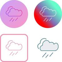 diseño de icono de lluvia vector