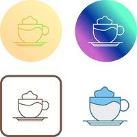 Latte Icon Design vector