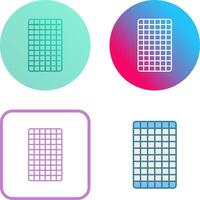 Card Backwards Icon Design vector