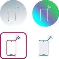 Unique Connected Device Icon Design vector