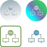 Unique Internet Connectivity Icon Design vector