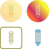 único lápiz icono diseño vector