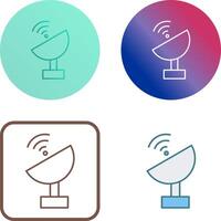 Unique Satellite Icon Design vector