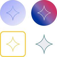 Unique Diamond Icon Design vector