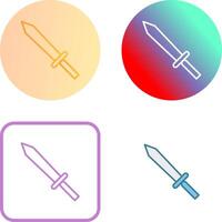 Unique Sword Icon Design vector