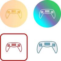 Unique Gaming Console Icon Design vector