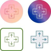 Unique Direction Keys Icon Design vector