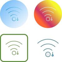 único Wifi firmar icono diseño vector