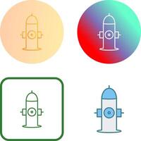 Unique Hydrant Icon Design vector