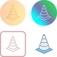 Unique Cone Icon Design vector