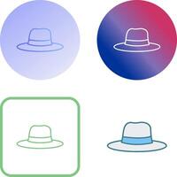 Women's Hat Icon Design vector