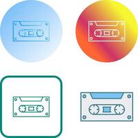 casette icono diseño vector