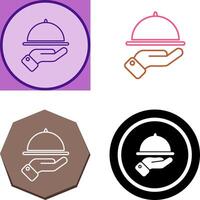 Waiter Icon Design vector