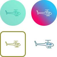 Helicopter Icon Design vector