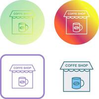 Coffee Shop Icon Design vector