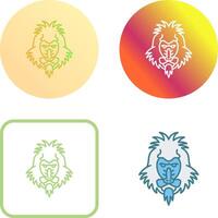 Mandrill Icon Design vector