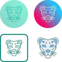 Cheetah Icon Design vector