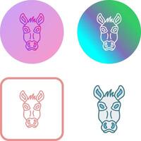 Donkey Icon Design vector