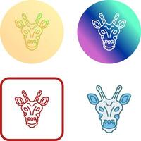 Giraffe Icon Design vector