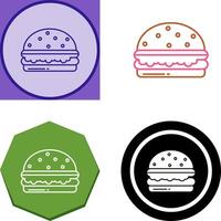 diseño de icono de hamburguesa vector